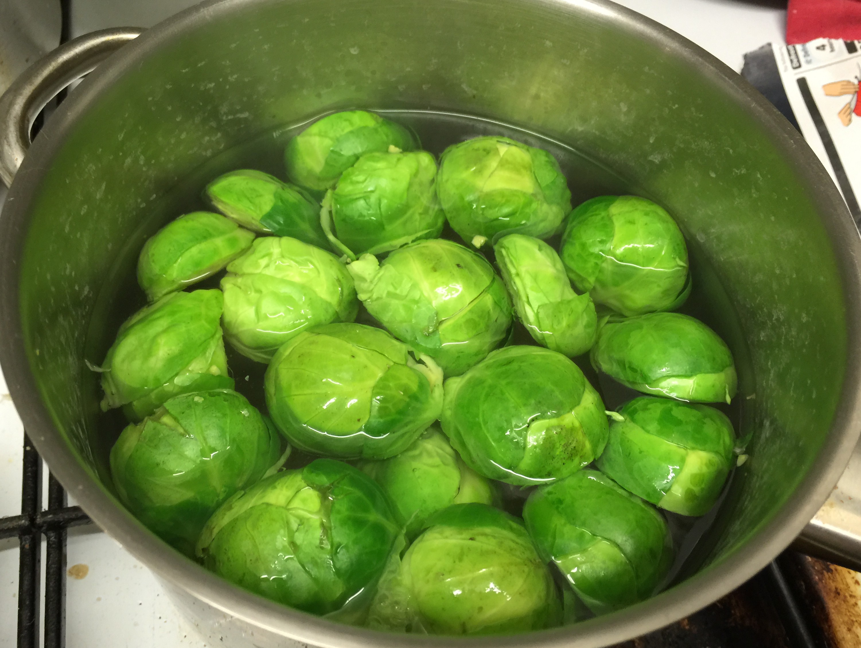 Boiled Brussels Sprouts